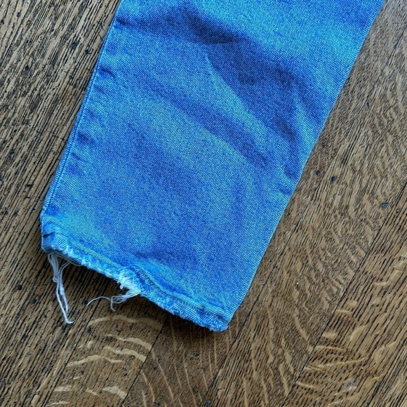 AGOLDE Riley High Rise Straight Crop Jean Size 27 in volt - Picture 8 of 13